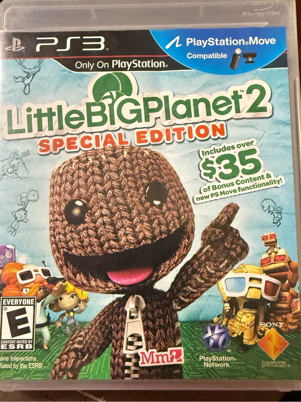 LittleBigPlanet 2 Special Edition (Sony PlayStation 3, 2011) NTSC Move + Bonus